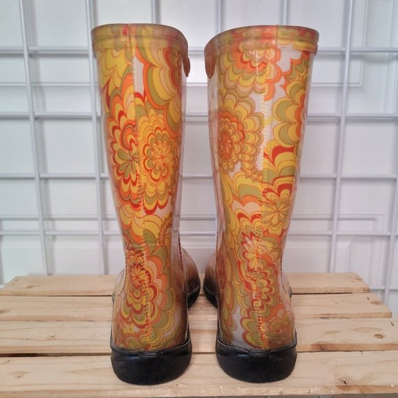 Sloggers Rain Boots Wildflower Yellow - Picture 6 of 9